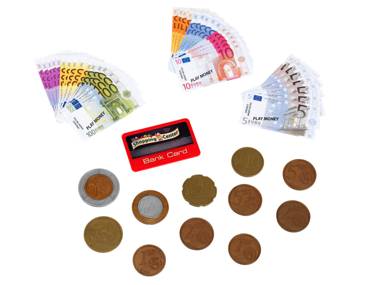 MM - Hrací peníze "Euro" s kreditní kartou, blistr