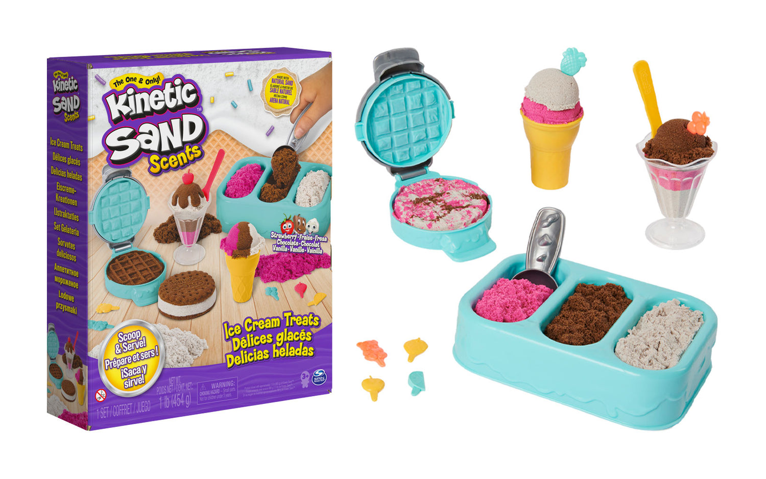 Kinetic Sand – zmrzlina (6059742)