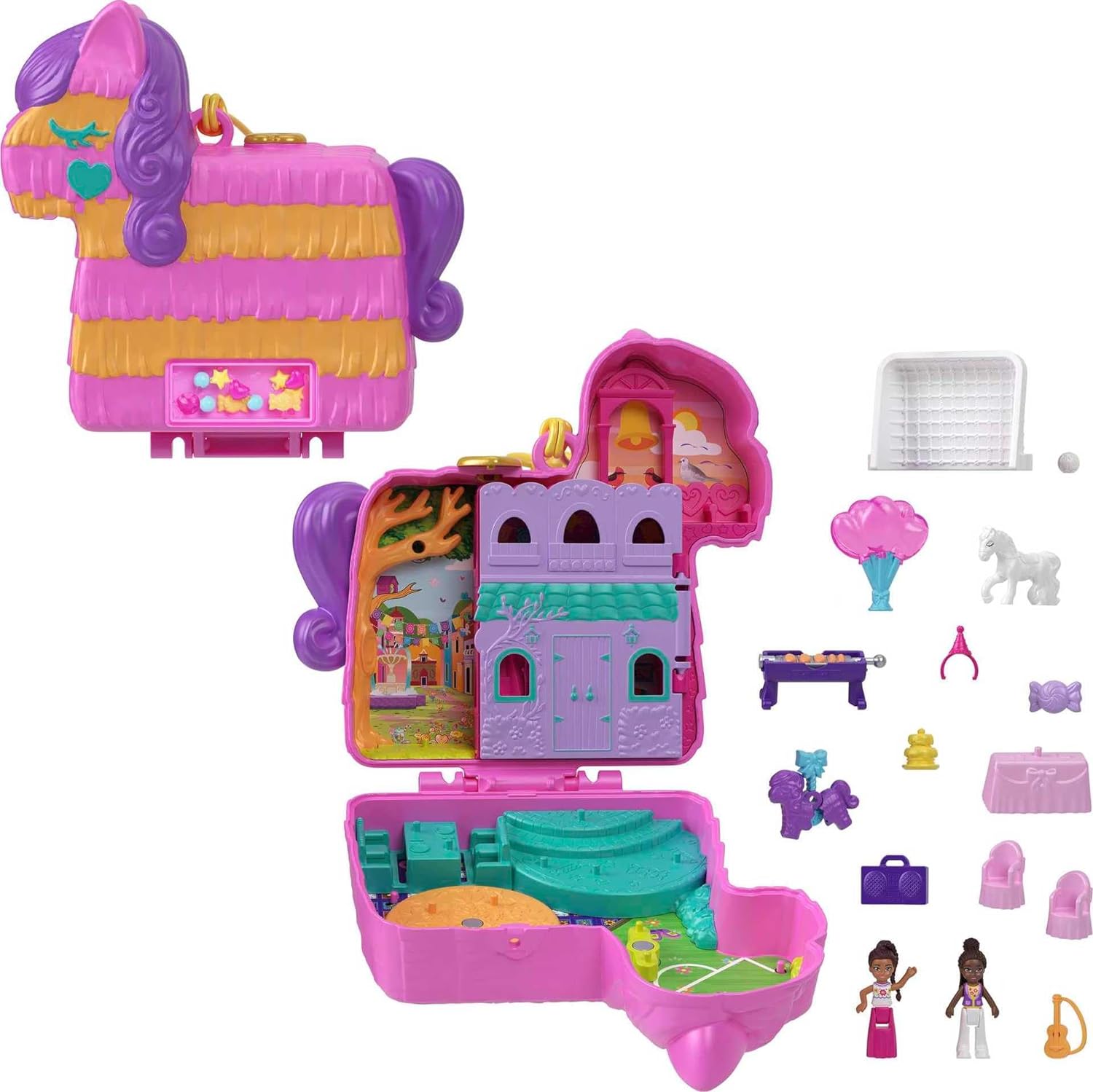 Mattel Polly Pocket – Kompaktní sada Piñata (HKV32)