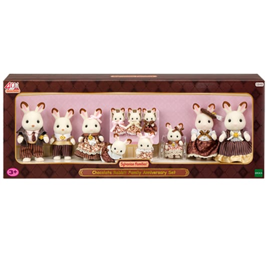 Sylvanian Families – Výroční sada pro rodinu s čokoládovými zajíčky