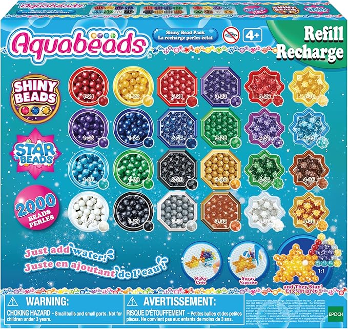 Sada třpytivých korálků Aquabeads