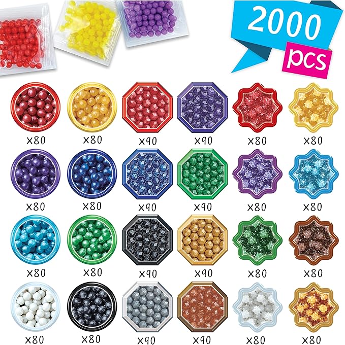 Sada třpytivých korálků Aquabeads