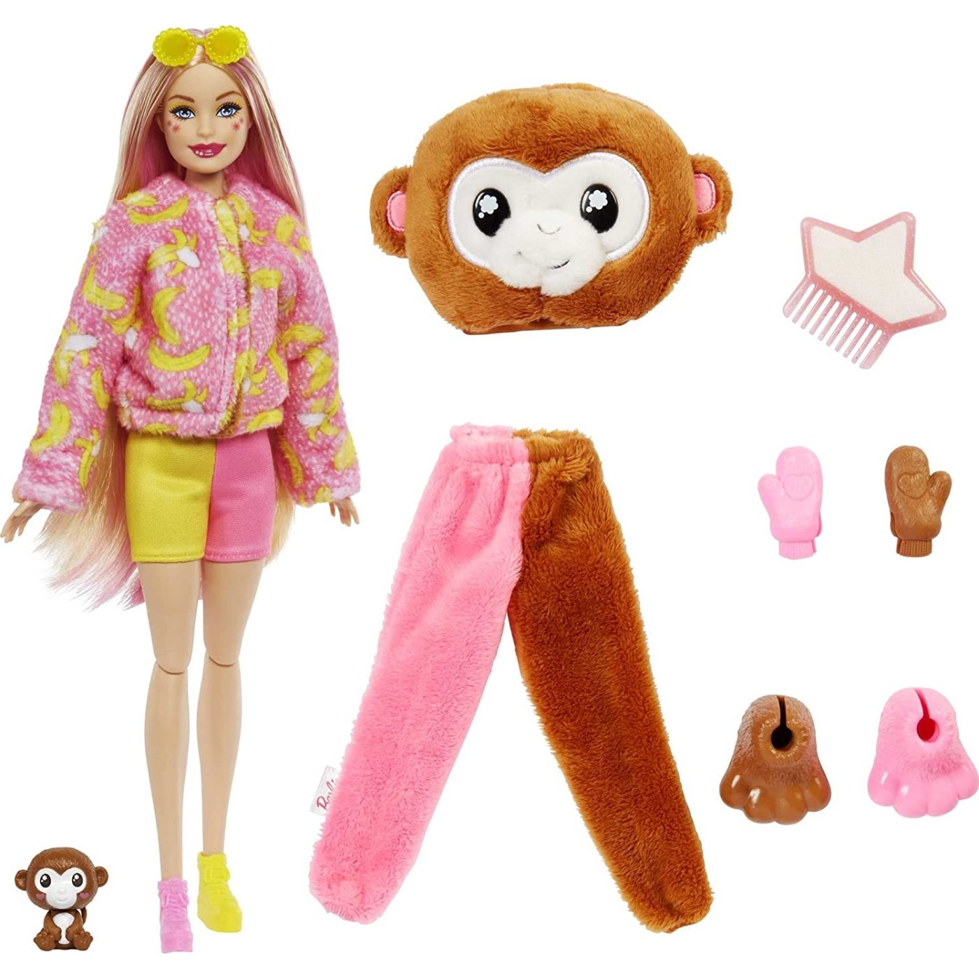 Mattel Barbie - Lutka presenečenja opica (HKR01)