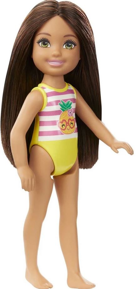 Mattel Barbie - Panenka v plavkách s ananasovým potiskem (GHV57) 