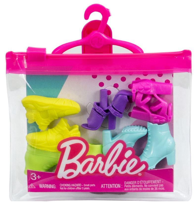 Mattel Barbie - 5 párů bot v různých barvách (HBV30) 