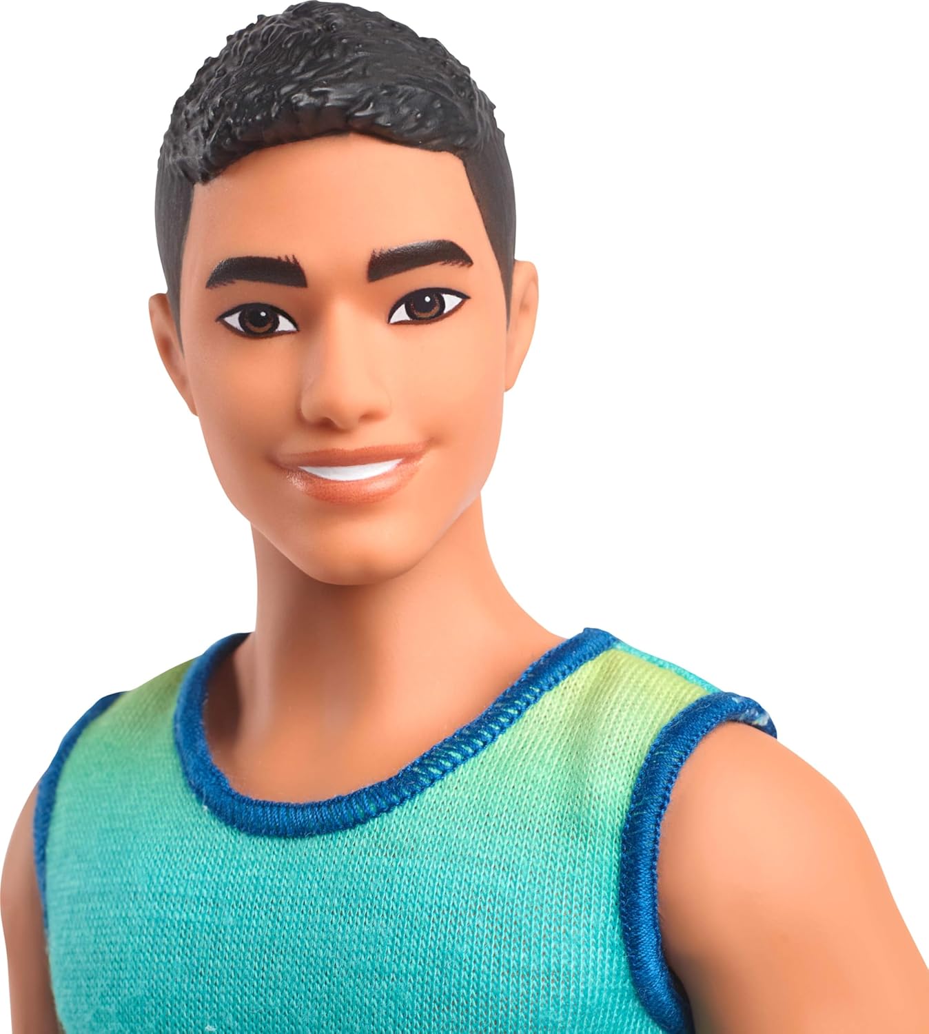 Mattel Barbie: Ken - Ombre tričko a džíny s černými vlasy ze série Fashionistas (HYV00)