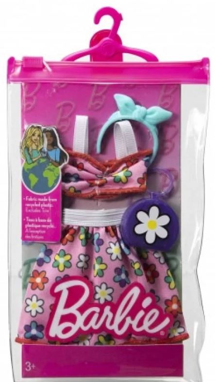 Mattel Barbie - květinové šaty (HJT21) 