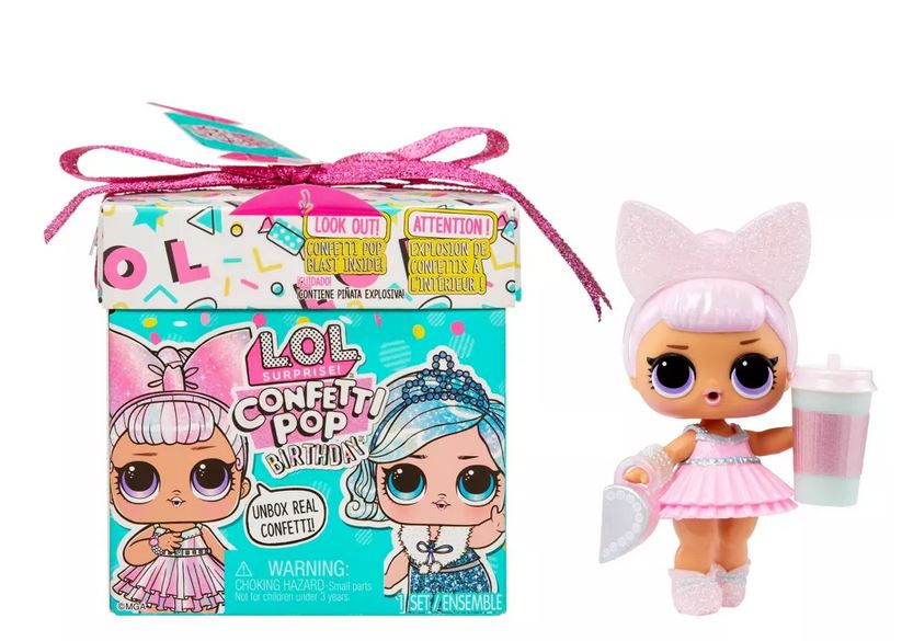 Překvapení MGA LOL: Birthday Doll Confetti Pop (PDQ) (589969EUC) 