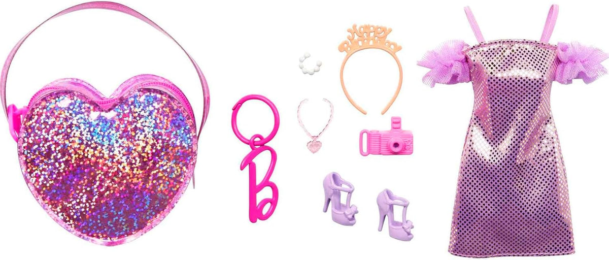 Mattel Barbie: Luksuzna torba na zaponko z rojstnodnevno obleko (HJT45)
