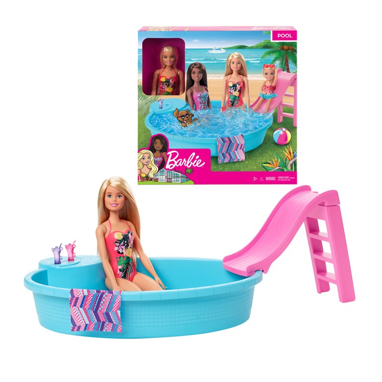 Mattel Barbie - Lutka in bazen (GHL91)