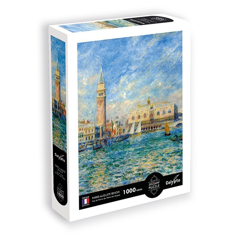 Puzzle 1000 kosov - Pogled na Benetke (Palazzo Ducale) - Pierre-Auguste Renoir