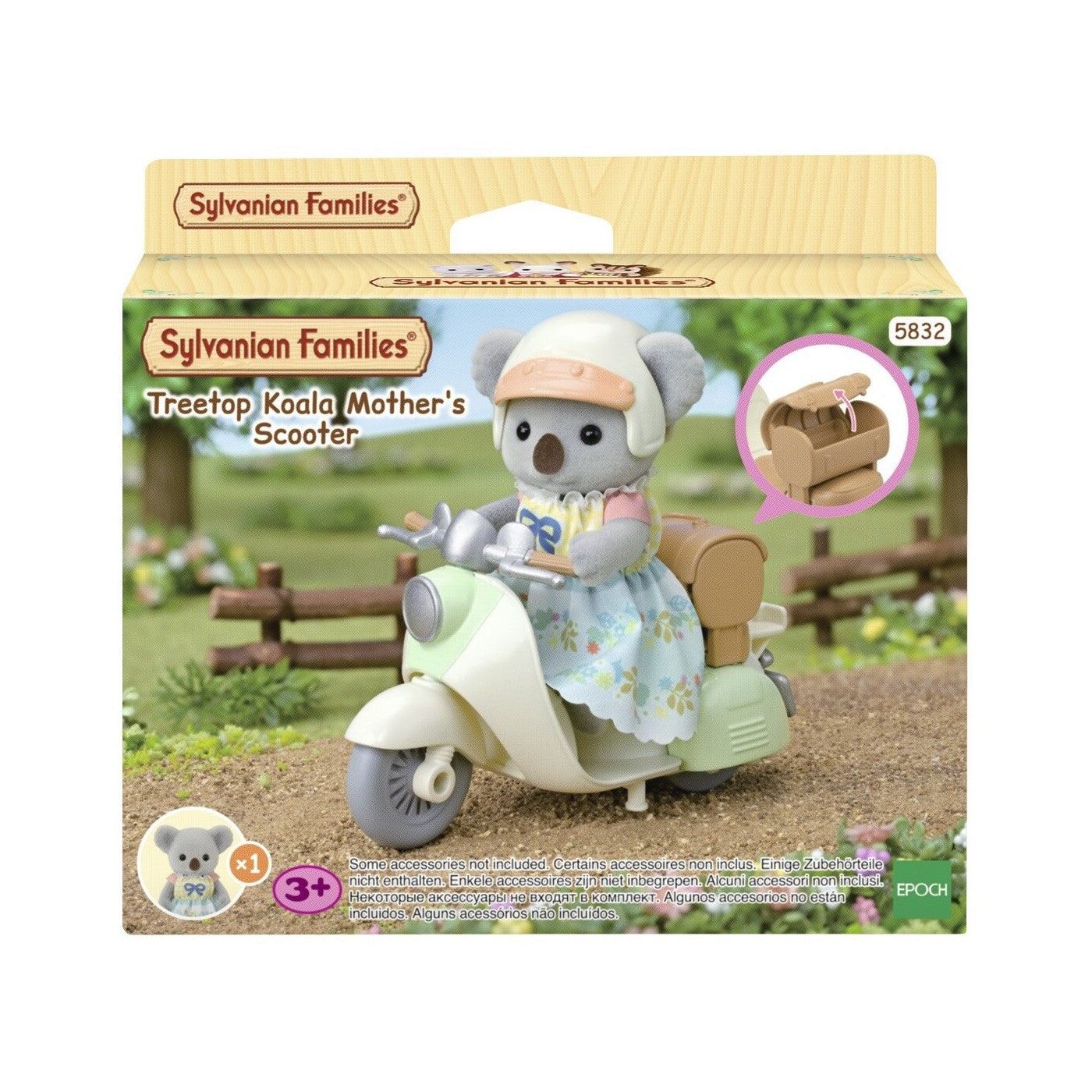 Sylvanian Families – Kola z koruny stromu – maminka na koloběžce